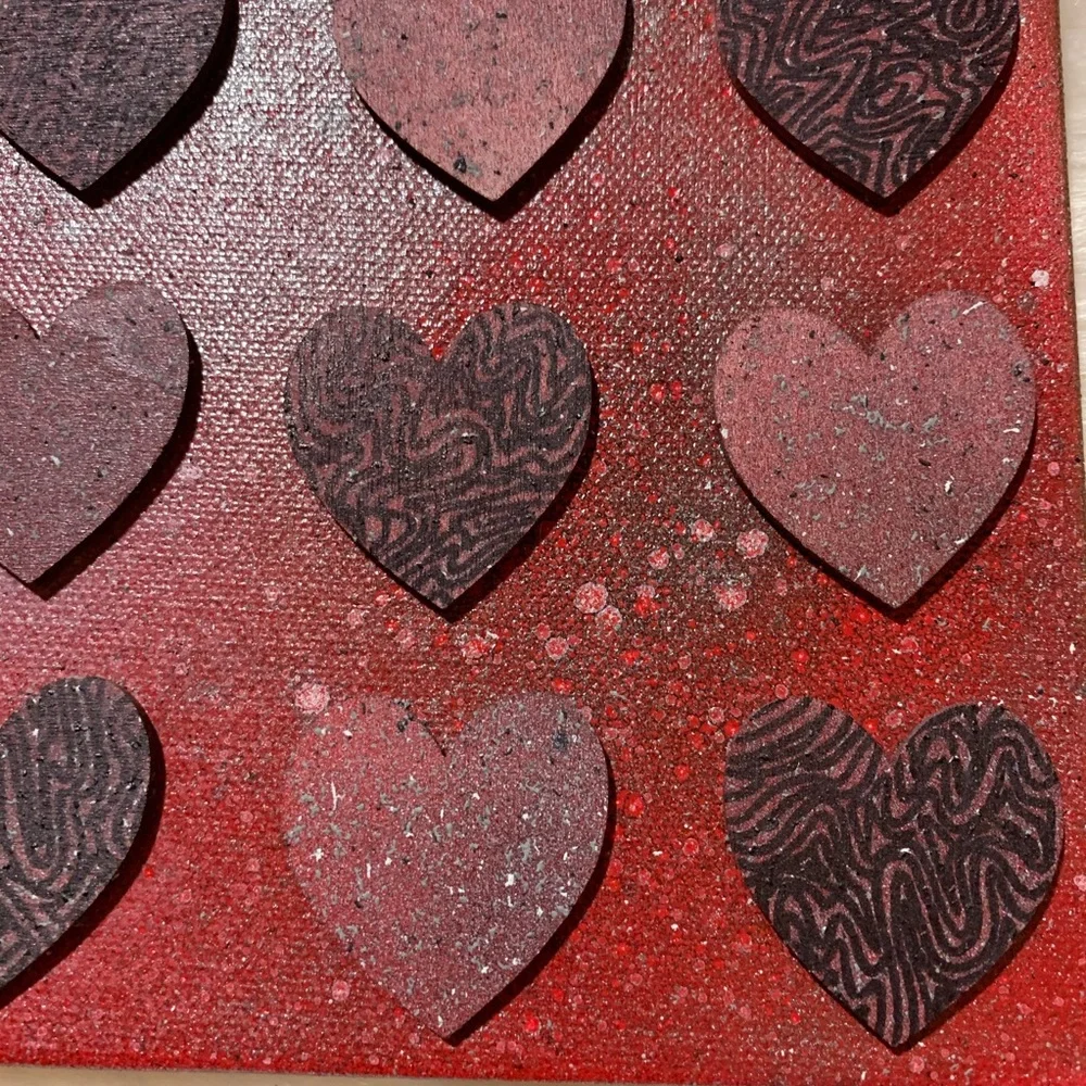 Handmade painted then